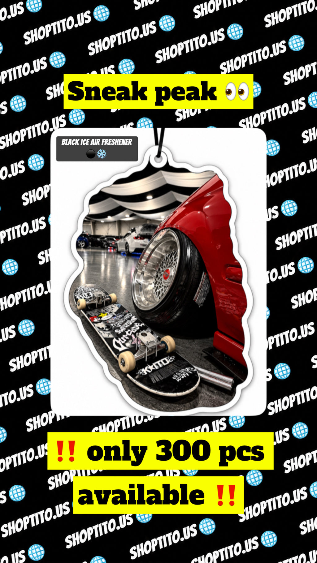 Air Freshner BLACK ICE Scent