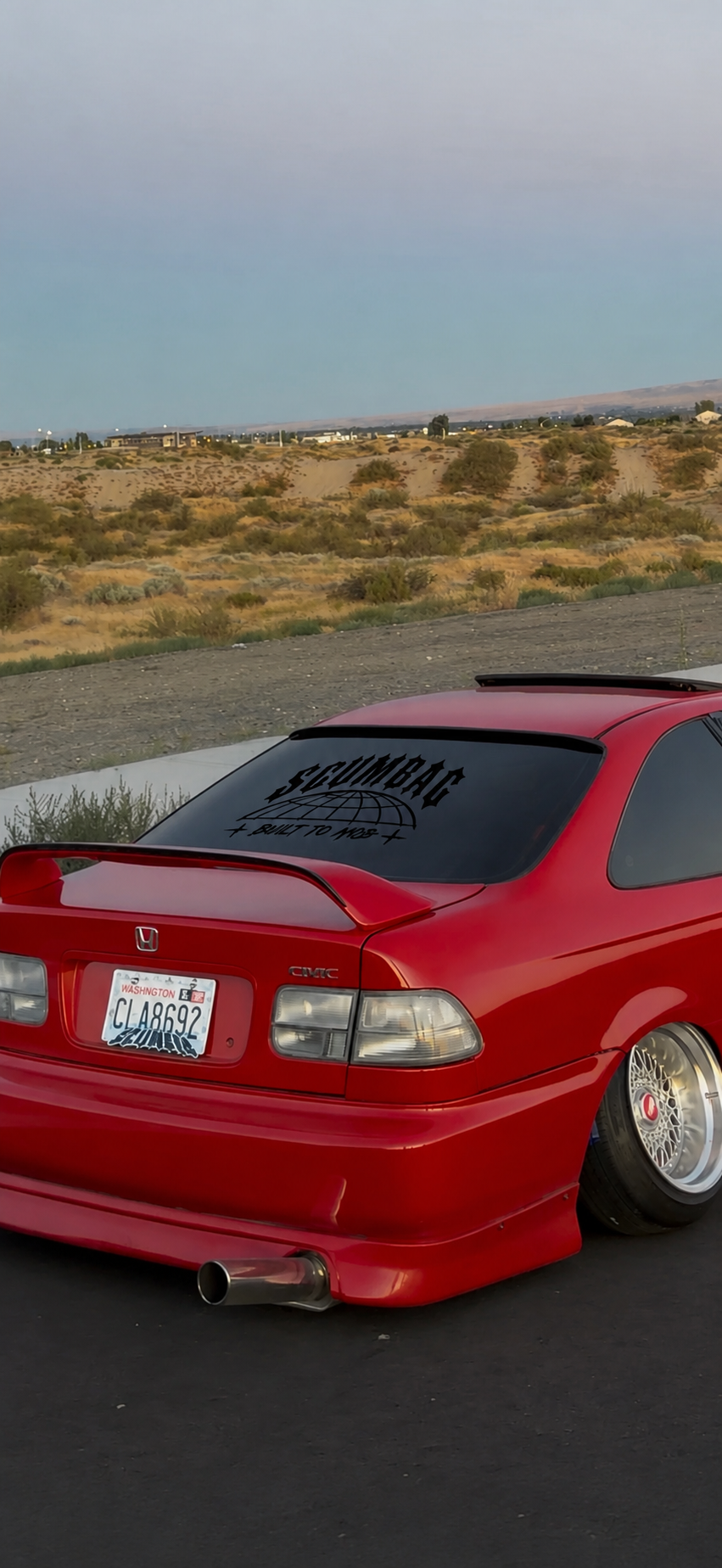 Rear Window BANNER - Built To Mob