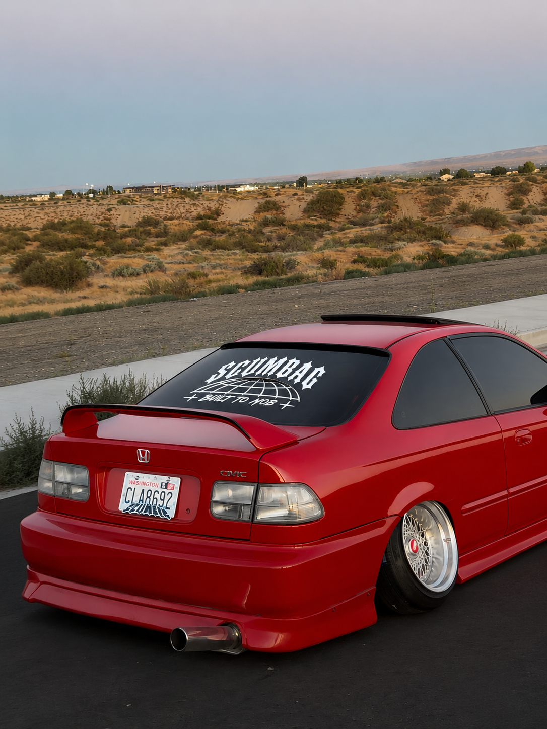 Rear Window BANNER - Built To Mob