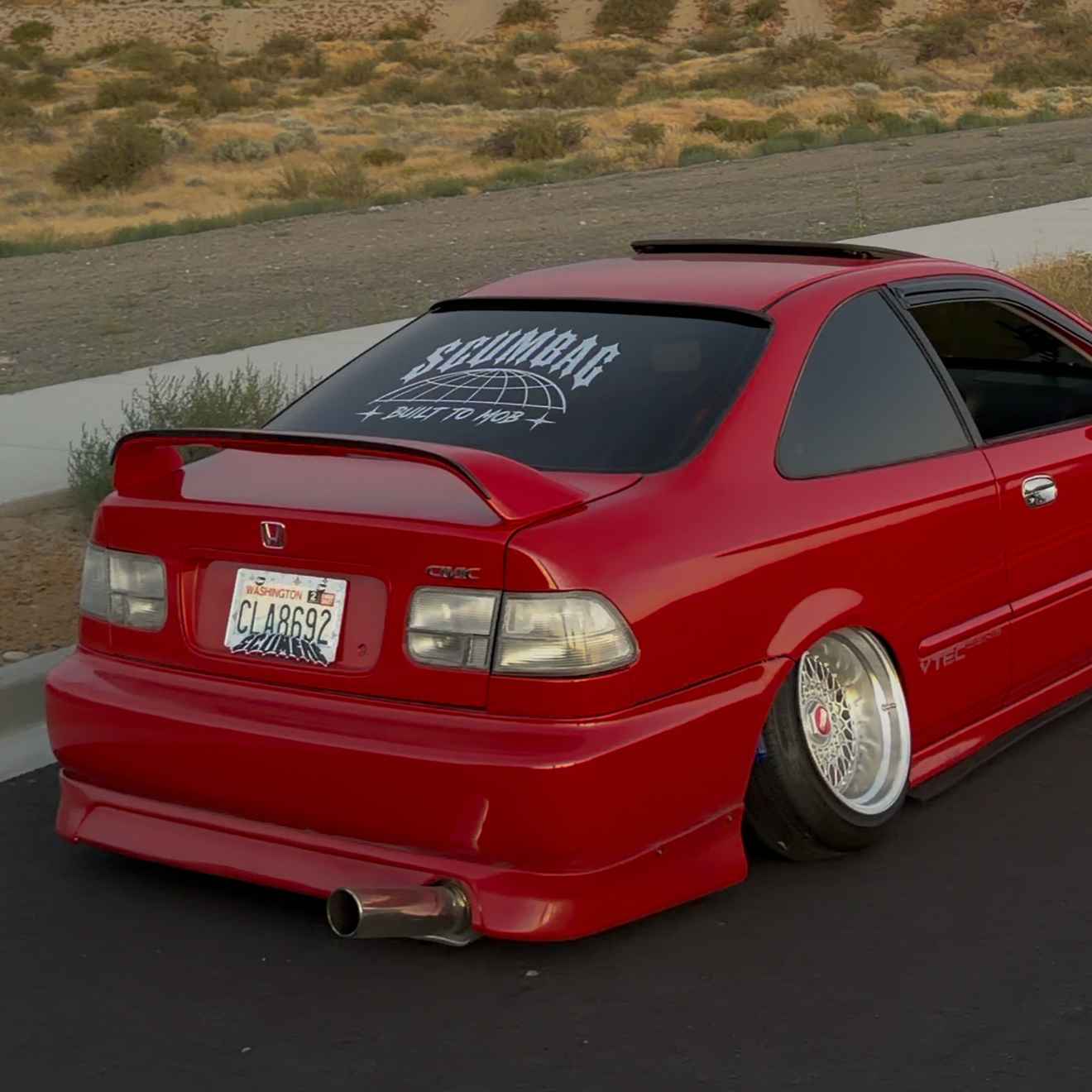 Rear Window BANNER - Built To Mob
