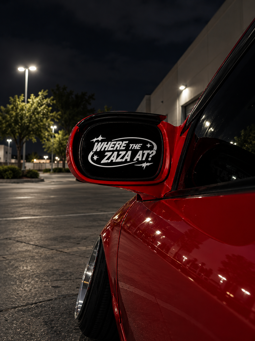 Mini Sticker WHERE THE ZAZA AT ?
