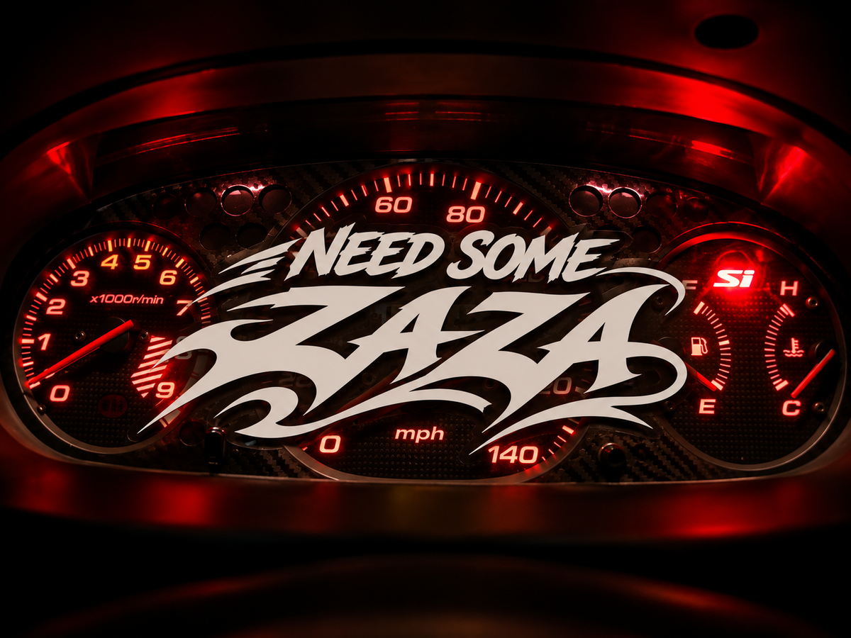 Cluster NEED SOME ZAZA Slap WHITE