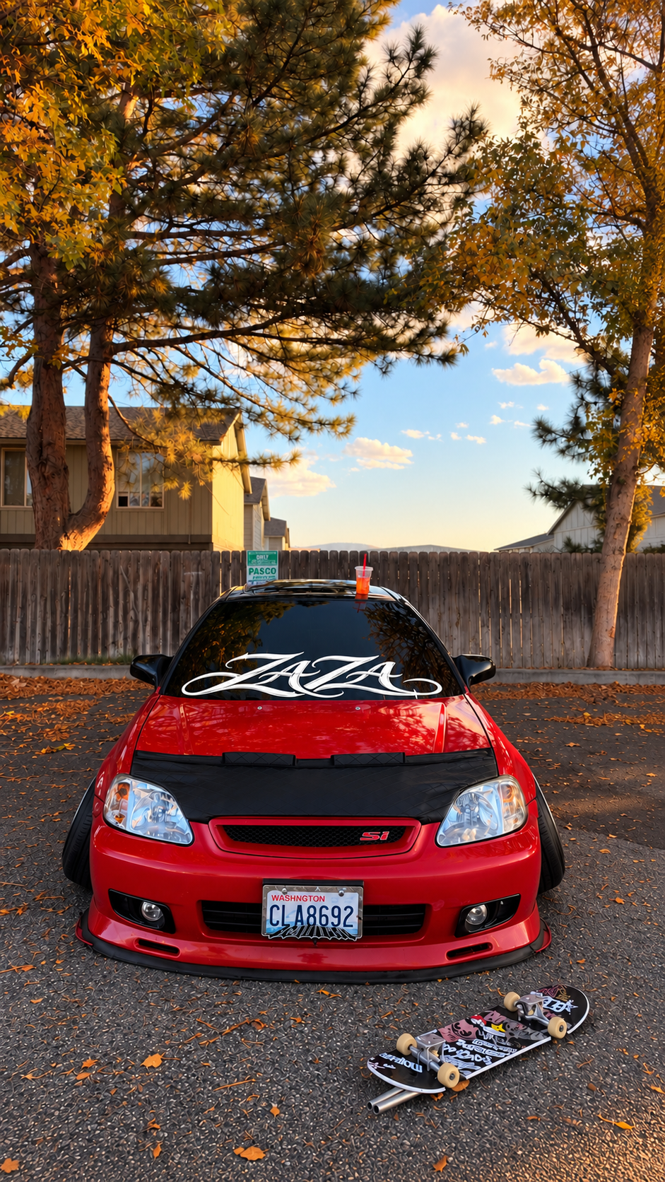 ZAZA Front Windshield BANNER